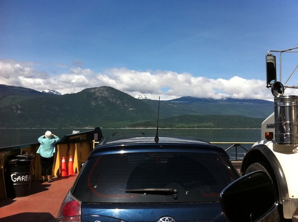 Roadtrip ferry crossing