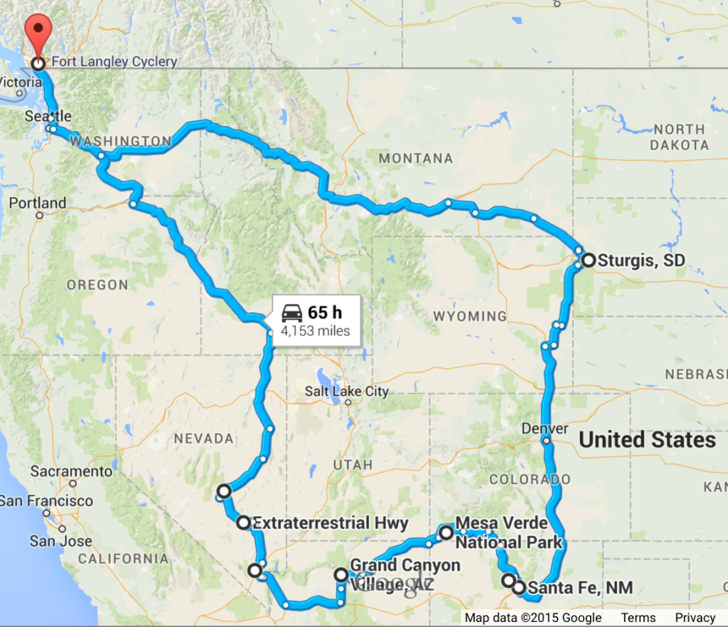 Motorcycle road trip 2013: Sturgis, New Mexico, Grand Canyon, Vegas, and aliens