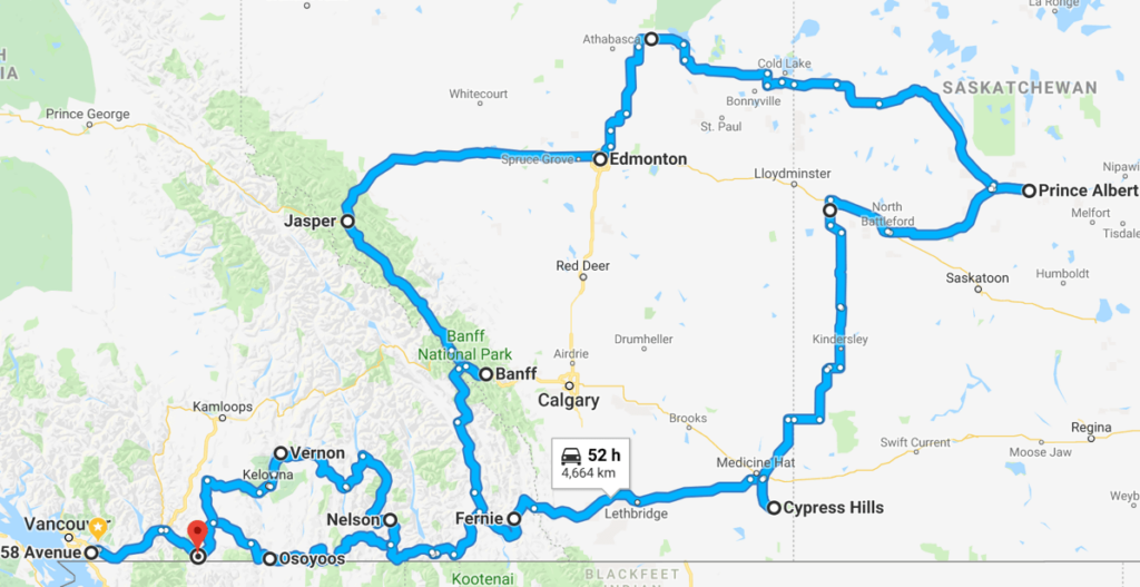 2018’s motorcycle road trip- Saskatchewan and back